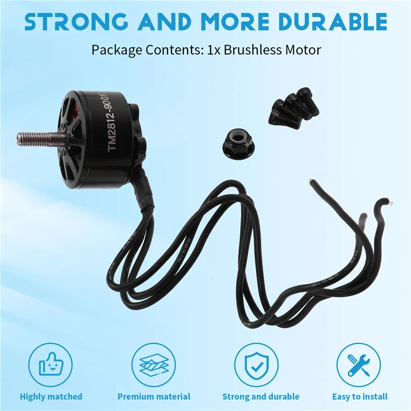 

AA87 2812 900KV 3-6S Бесщеточный двигатель для APEX Mark4 XL 7 8 9 дюймов RC Multirotor FPV Рама двигателя гоночных дронов дальнего действия