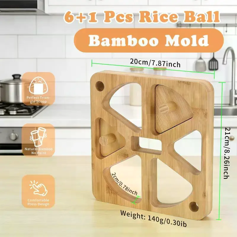 5/6 Holes Riceball Mold Classi - Meal Prep Rice review and price