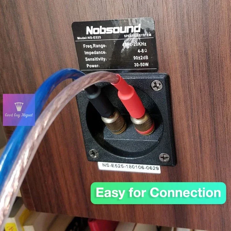 300-żyłowy kabel głośnikowy HiFi do audiofilskiego przewodu głośnikowego Wysokiej klasy złącze wtykowe bananowe 4 mm do wzmacniacza Hi End