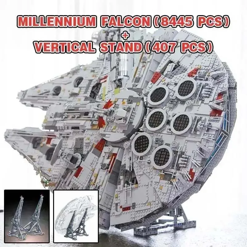 7541 pcs In stock Falcon Ship Building Blocks Bricks Toys Compatible Christmas Birthday Gifts05132 75192