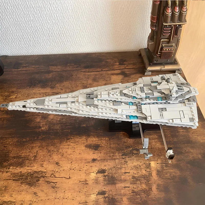 ใหม่MOC Midi Scale First Order Finalizer Star Destroyer Starship Building Blocks SpacepalneอิฐDIY Assemblyของเล่นของขวัญ