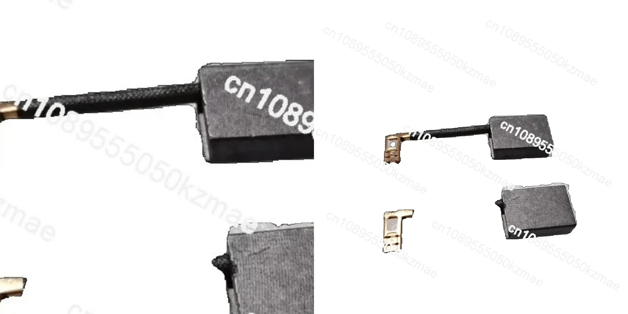 10Pcs 9.5×17×25mm Carbon Brushes | For Graco 395 Airless Spraying Machine