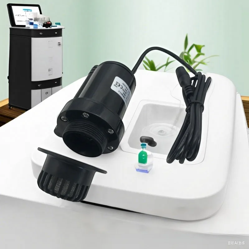 

Безопасный и экологически чистый низковольтный бесщеточный погружной насос постоянного тока для кемпинга и душа 12 В 24 В