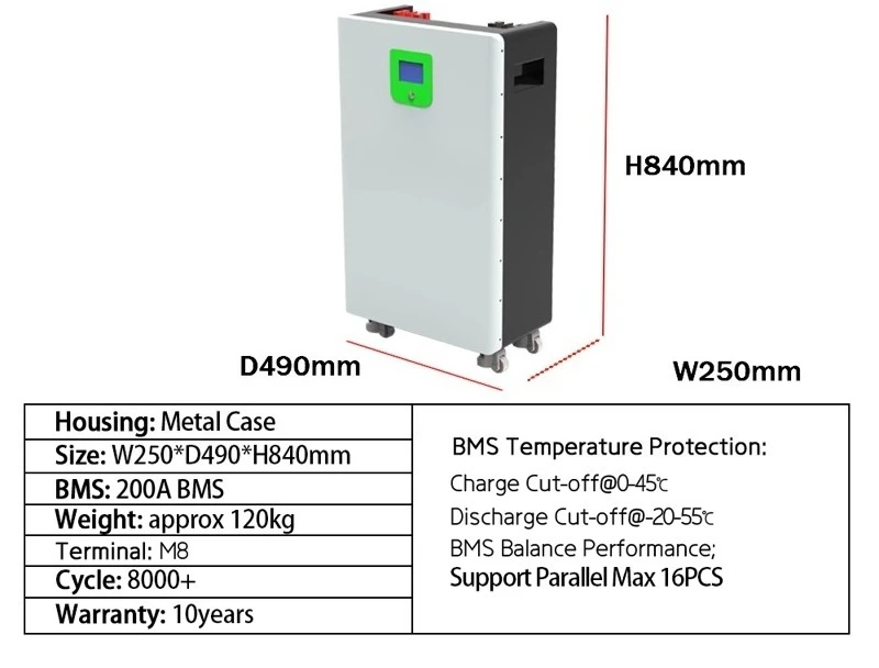 16Kwh lithium battery ion 51.2v 314ah lithium iron phosphate battery 16 kwh 32kw 48V 314 Ah solar cell