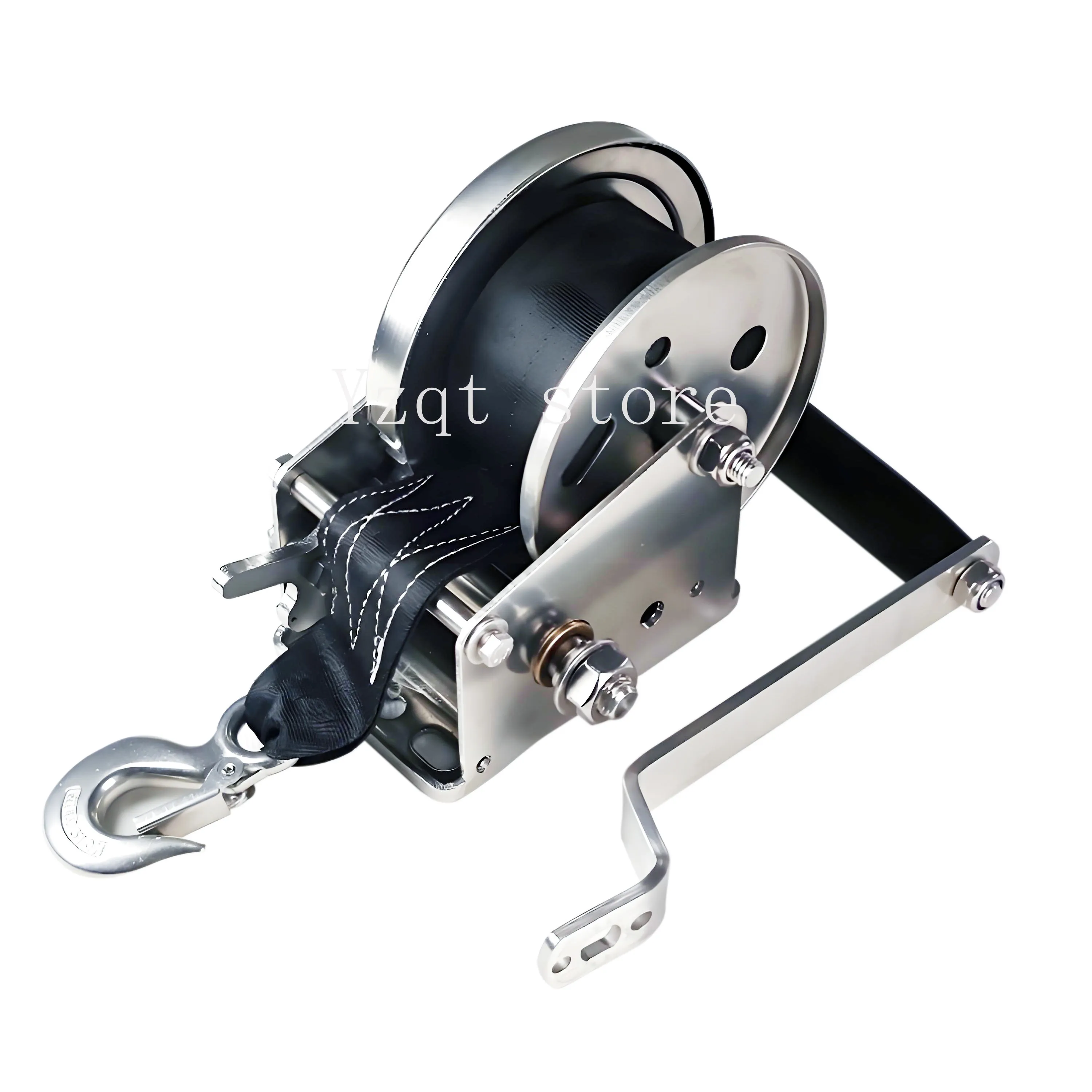 304 stainless steel self-locking hand winch winch yacht rubber boat motor boat trailer winch accessories hoist