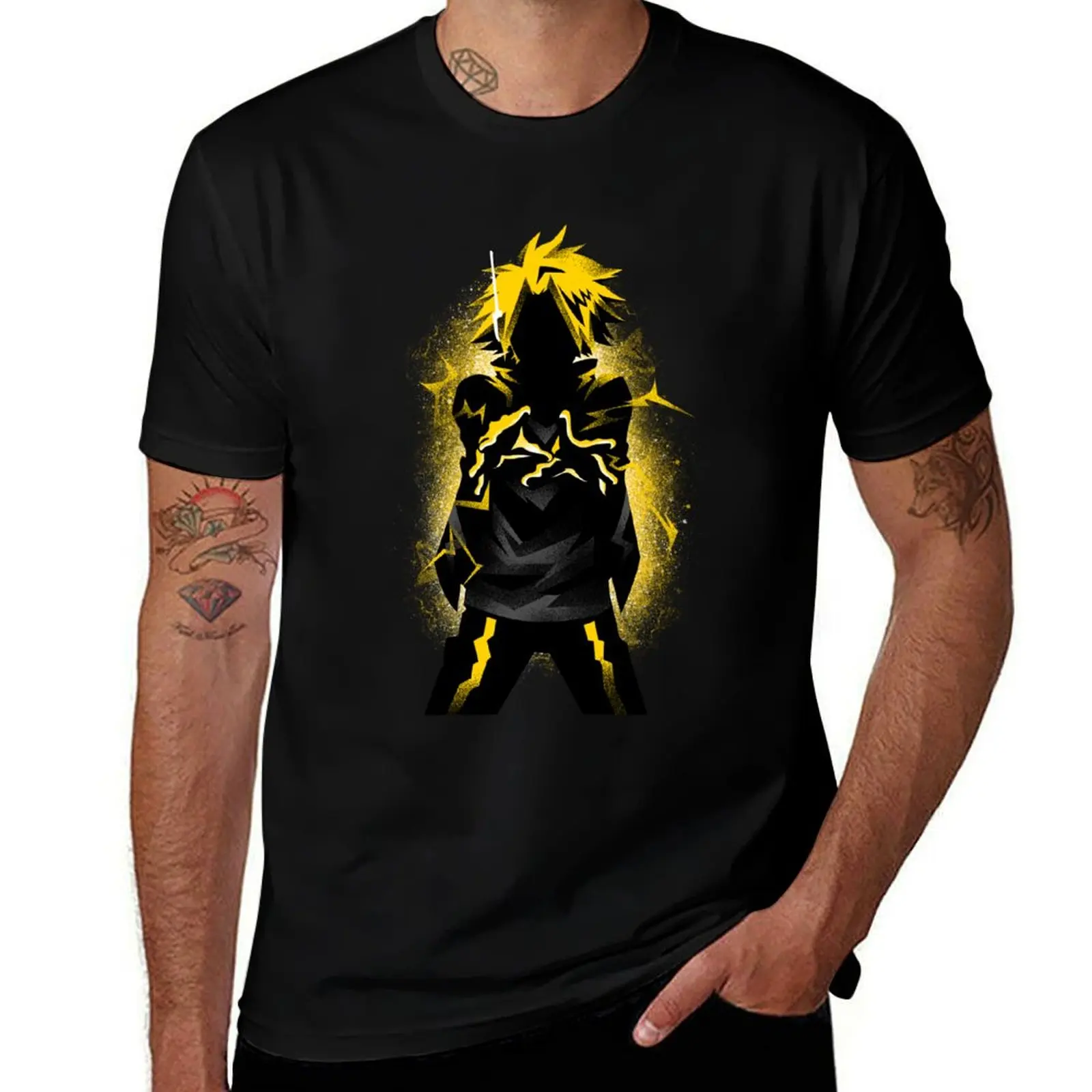 

Electrification Shadow T-Shirt plus size clothes graphic t shirts Louboutins t shirt men