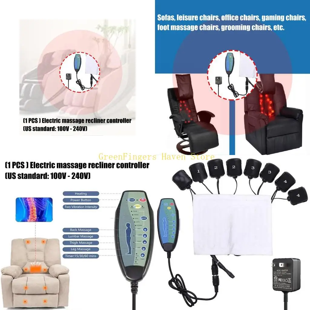 

F68D Vibration Motor Set 100-240V Massagers Motor Multifunction Maltress Massagers с управлением простым в использовании