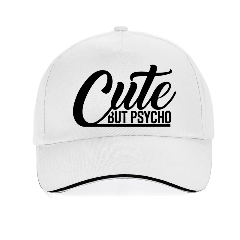 لطيف ولكن النفسي إلكتروني طباعة قبعة بيسبول أزياء الصيف نمط قابل للتعديل قبعة الشمس Casquette Snapback القبعات