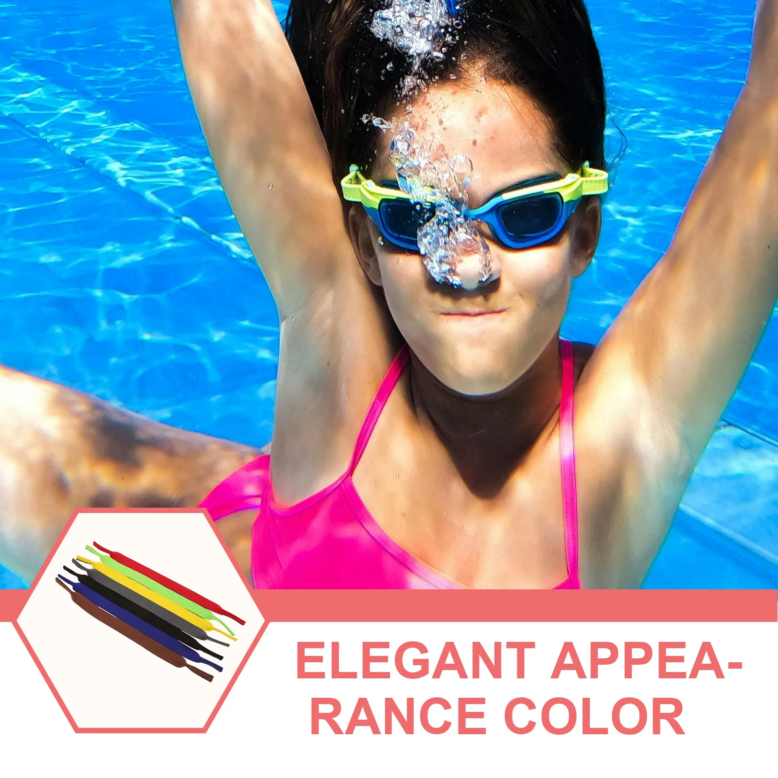 

7 Pcs Non-slip Glasses Strap Goggles Athletic Eyeglasses Chains Holder Waterproof Cotton Retainer