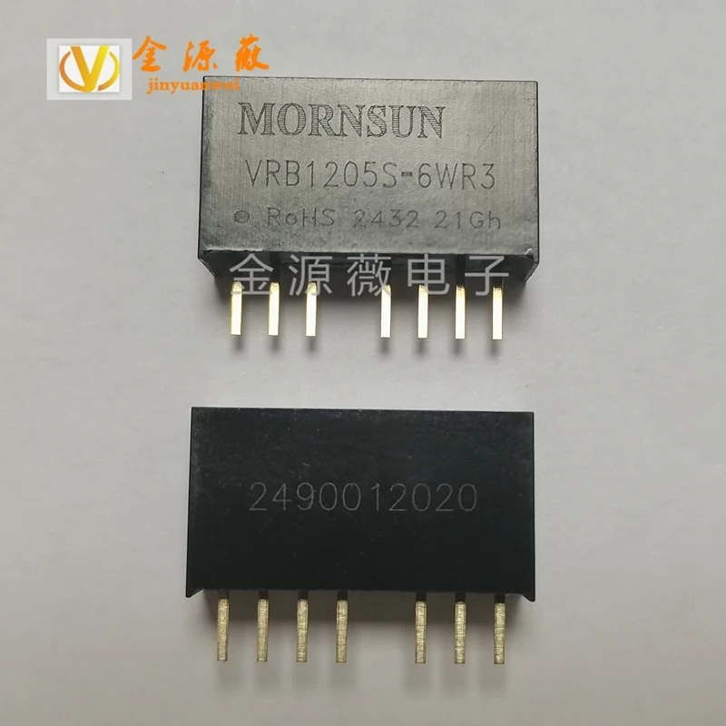 VRB1205S-6WR3 SIP,22x9.5mm isolated power module, channel number: ONE 9V to 18V 80%