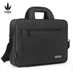 Large capacity briefcase bag Business men 14 inch Laptop Notebook Bag canvas Handbags Shoulder Men's Office Bags Oxford Fabric