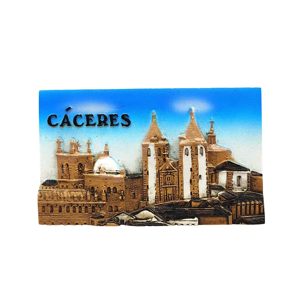 أوروبا اسبانيا توليدو غرناطة Torremolinos Salamanca Caceres Ubeda غاليسيا المغناطيسي الثلاجة ملصق جمع مغناطيس الثلاجة