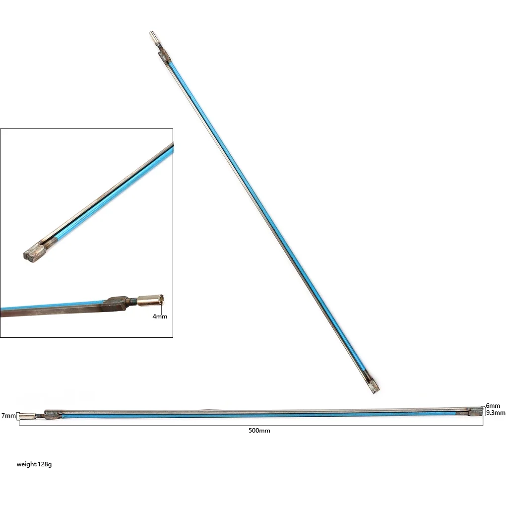 Various sizes of blue guitar adjustment rods, two-way Two Course suitable with wrenches for Acoustic Electric Guitar