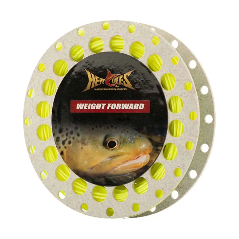 HERCULES 100FT Fly Fishing Line Floating Weight Forward 5wt/6wt/7wt/8wt Fly Line with Double Welded Loop