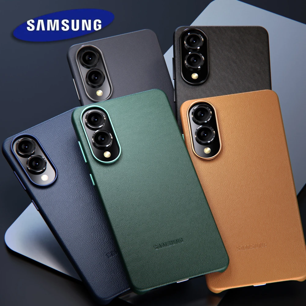 For Samsung Galaxy S25Edge Leather Case S25 Edge Ultra Plus S25Ultra S25Plus Hard Sheepskin Case Protective Phone Back Cover