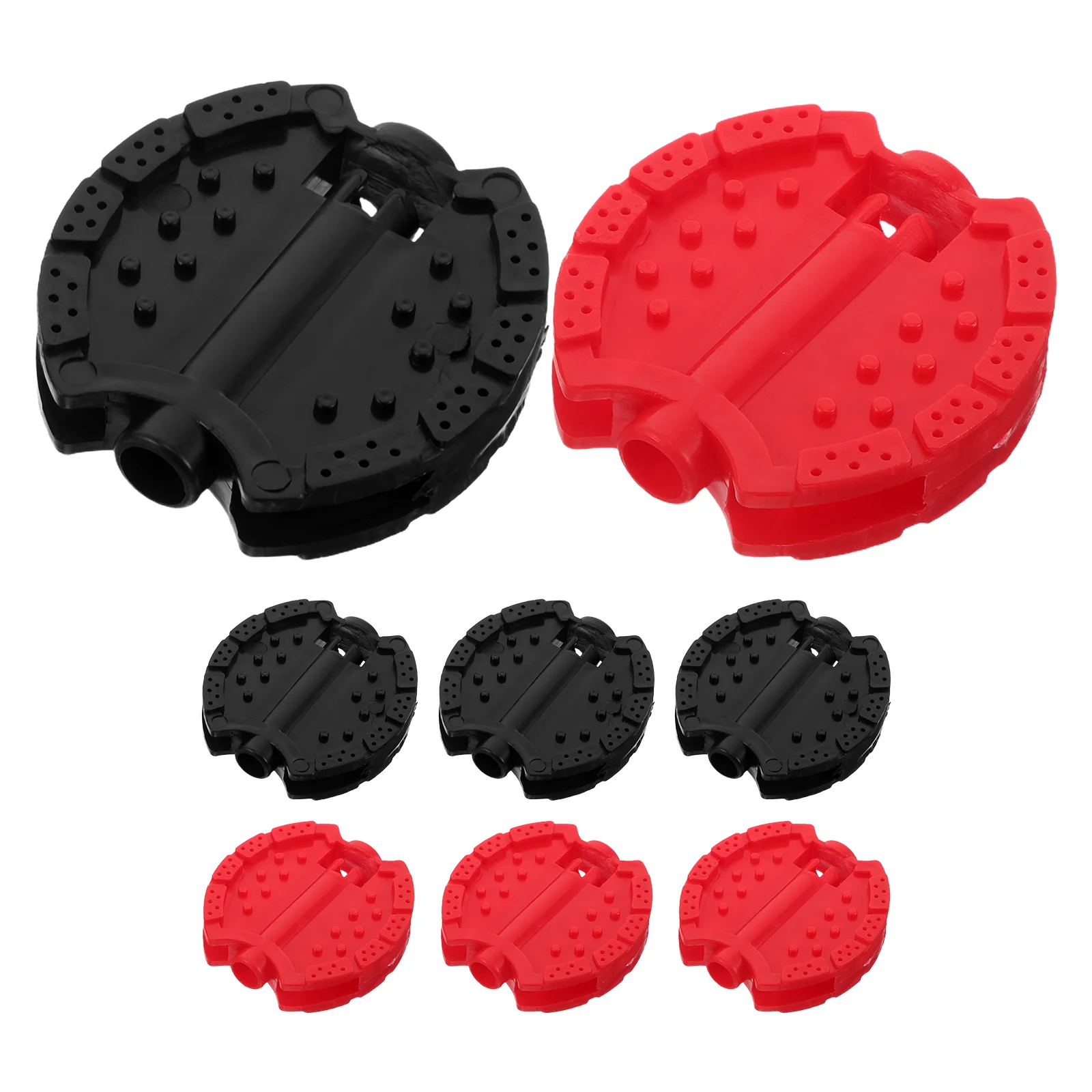 4Pairs Tricycle Foot Pedals Replacement Plastic Bike Pedals Anti-Skid Cycling Accessories Ergonomic