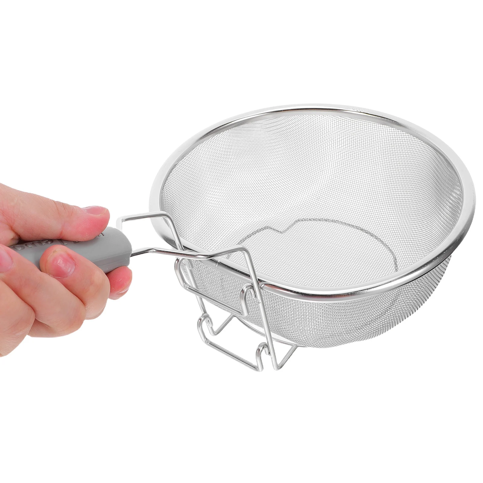 

14.54x8.25x3.93in Stainless Steel Fry Basket with Fine Mesh Skimmer for French Fries Chips Pasta Straining Ladle Kitchen Utensil