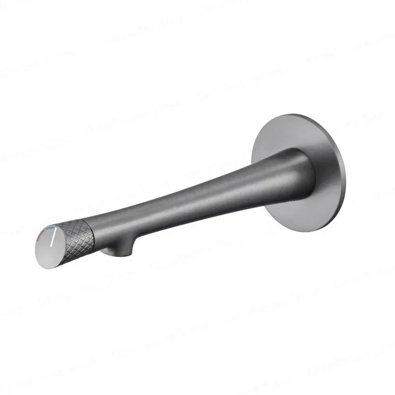 Modern Wall-Mounted Concealed Basin Faucet High-End Simple Design Hot Cold Water Bathroom Sink Mixer Tap Washbasin Taps