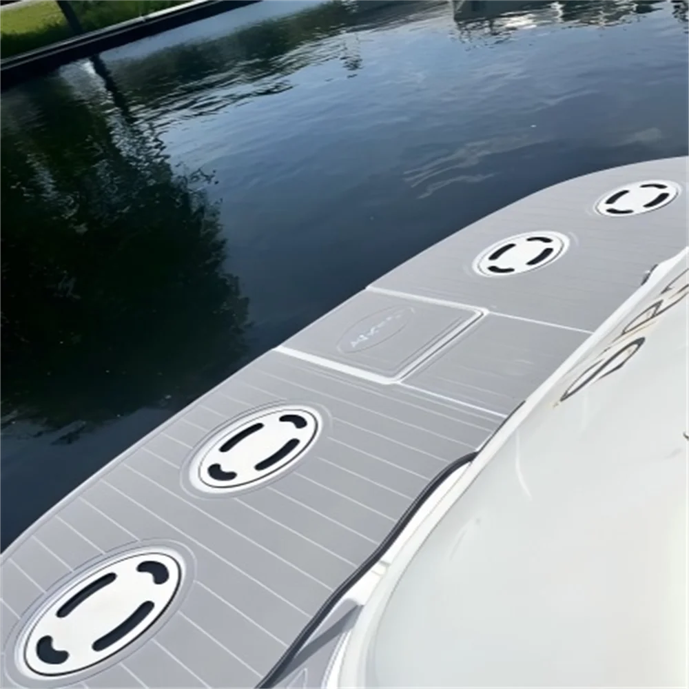 

2000-2003 Sea Ray Sundancer 410 Платформа для плавания Кокпита Pad Лодка EVA Тиковая пол SeaDek Gatorstep Стиль Самоклеящаяся V448 C46M