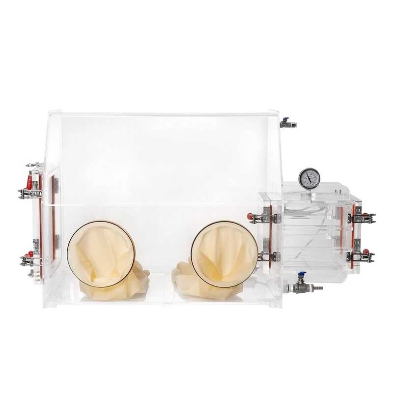 

Vacuum glove box Laboratory anaerobic box Simple sealed test box Transparent plexiglass drying oven
