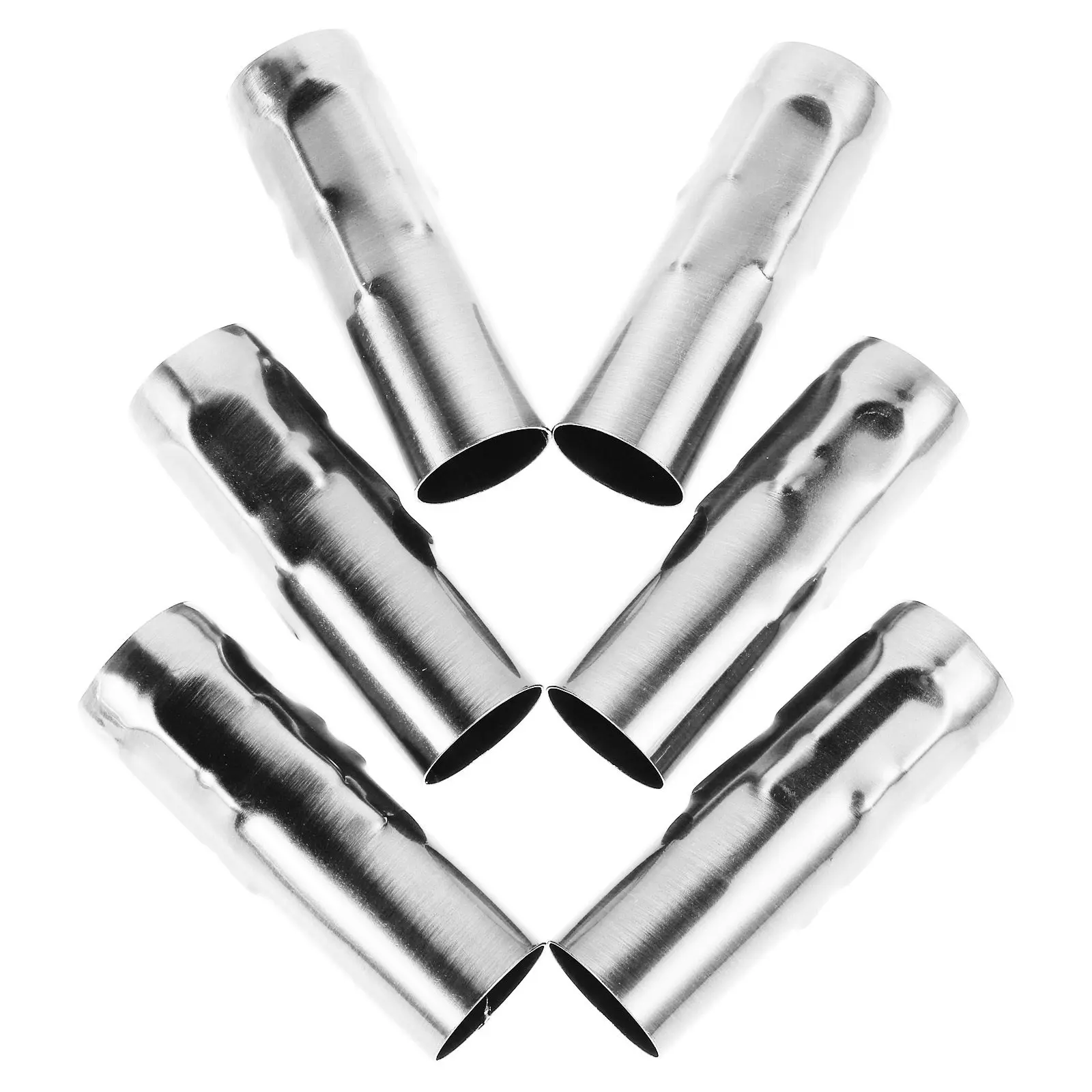 

6Pcs E14 Chandelier Sleeve Lamp Fitting Teardrop Bead Ornament DIY Lighting Replacement Part Easy Install Home Decor