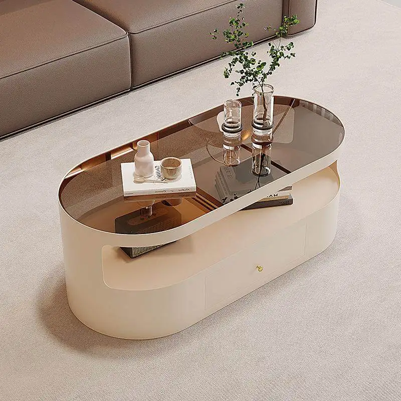 Beauty Unique Coffee Table Elegant With Storage Modern Exquisite Coffee Table Premium Classic Meubles De Maison Furniture Home
