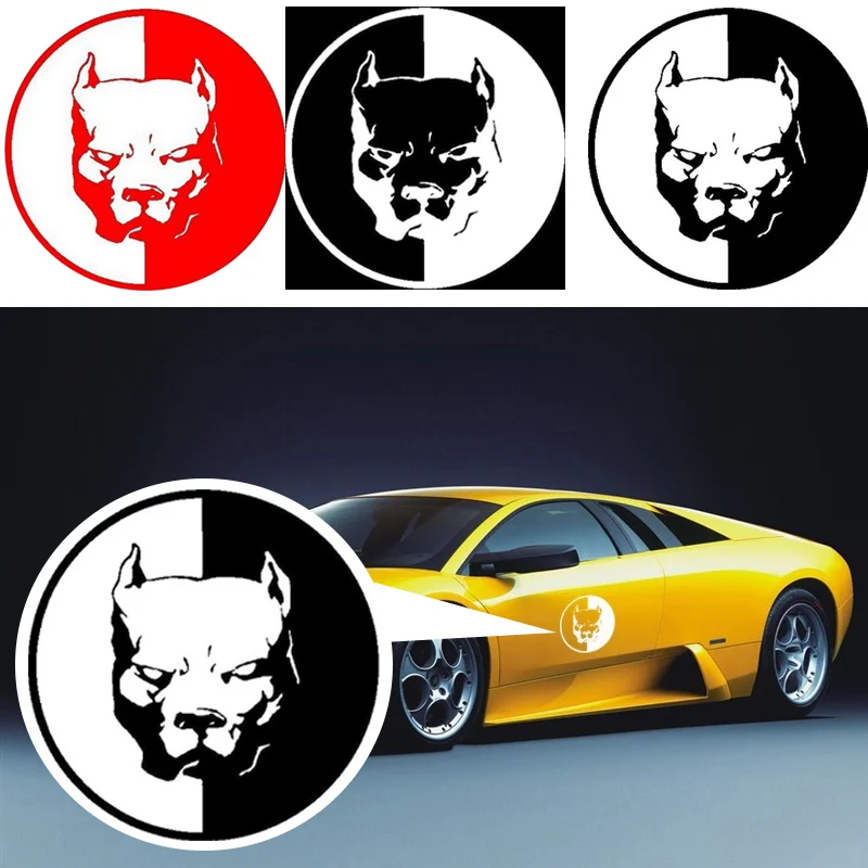 

Car Sticker Pitbull Dog Bulldog Decoration Decal High-quality Universal Waterproof Exterior Stickers Auto Styling Accessories