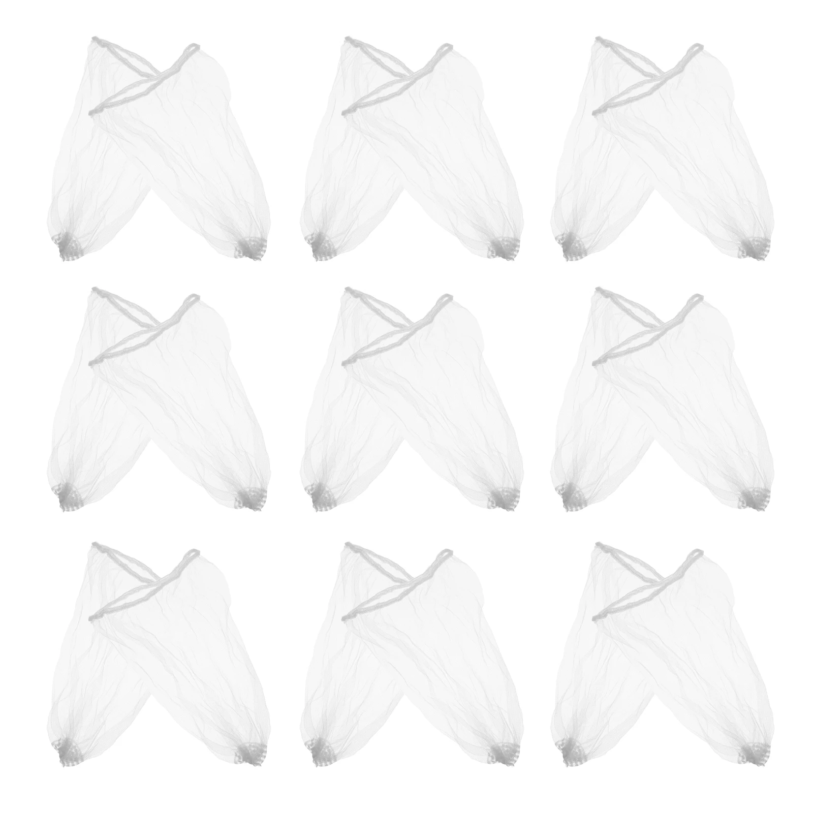 

50pcs Kitchen Filter Mesh Bags Efficient Food Waste Drain Strainers Anti-Clog Sink Nets Reusable Nylon Drainage Screen For Sink
