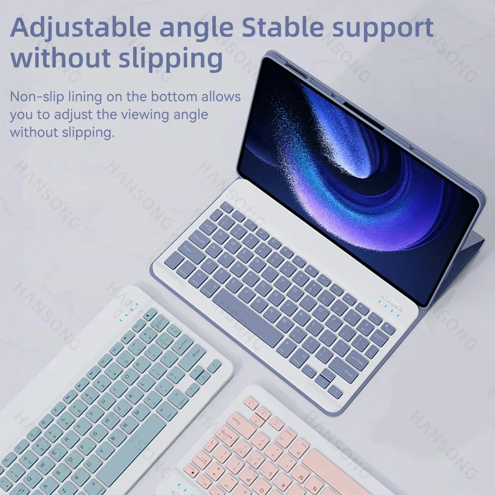 Imagem -04 - Capa de Teclado para Xiaomi Pad Capa para mi Pad Pro 11 mi Pad Pro 11 Redmi Pad 10.61 Redmi Pad se 11