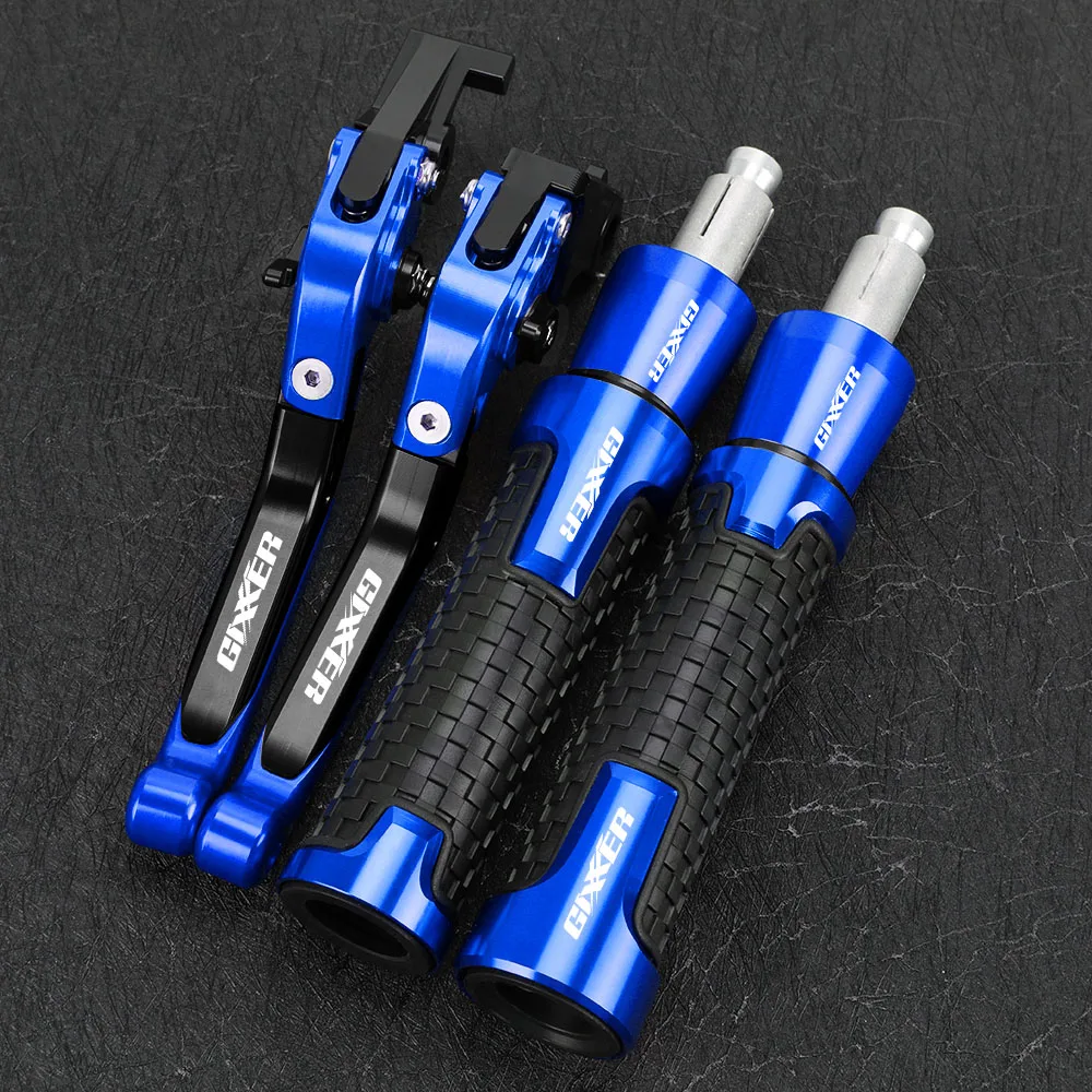 Motorcycle Brake Clutch Levers 22MM 24MM Handlebar Handle Grips Ends For Suzuki GIXXER SF250 SF 250 GIXXER150 155SF 2021-2023