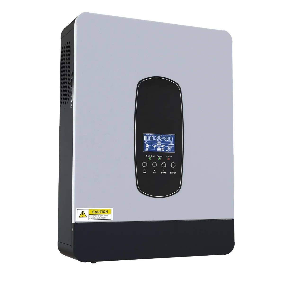 Y&H solar inverter 3.2kw 24V AC230V PV 55-450V Off-Grid Pure Sine Wave Inversor 80A MPPT Solar Charger, In Support WIFI