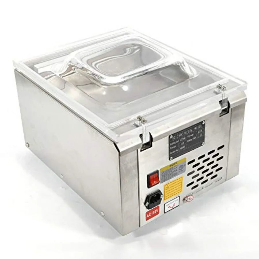 22 ماكينة سد الفراغات لخرفة طعام المطبخ التجارية الأوتوماتيكية مع شاشة ديجيتال 110 فولت نموذج سطح المكتب للأغذية طويلة الأمد Pr