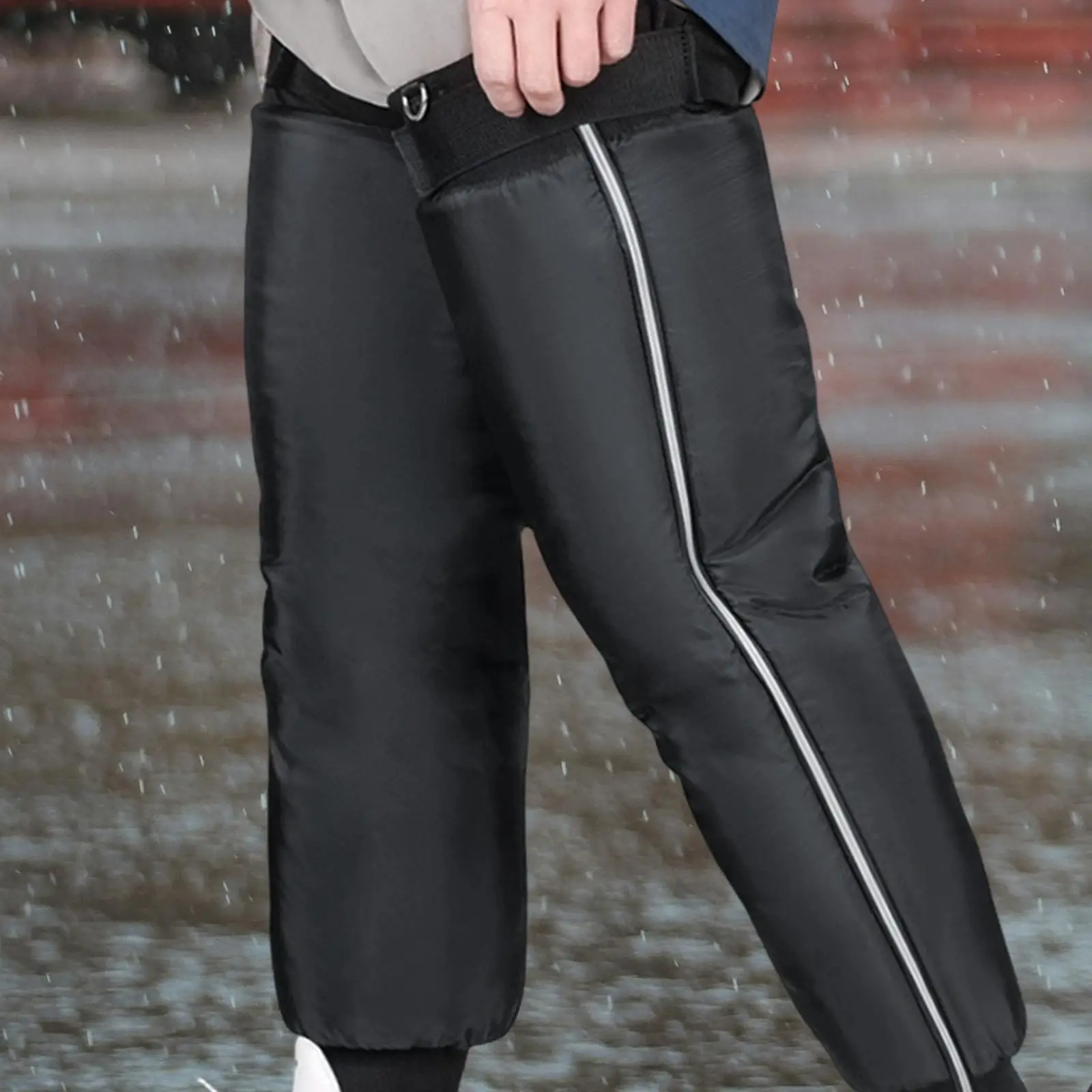 ملحقات تدفئة الساق لركوب الدراجات النارية، معدات واقية، دعامات للركبة لركوب الدراجات في الشتاء