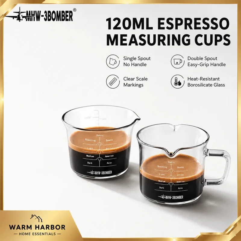 Espresso Shot Glass - Mhw-3bomber - Taza Medidora de Espresso