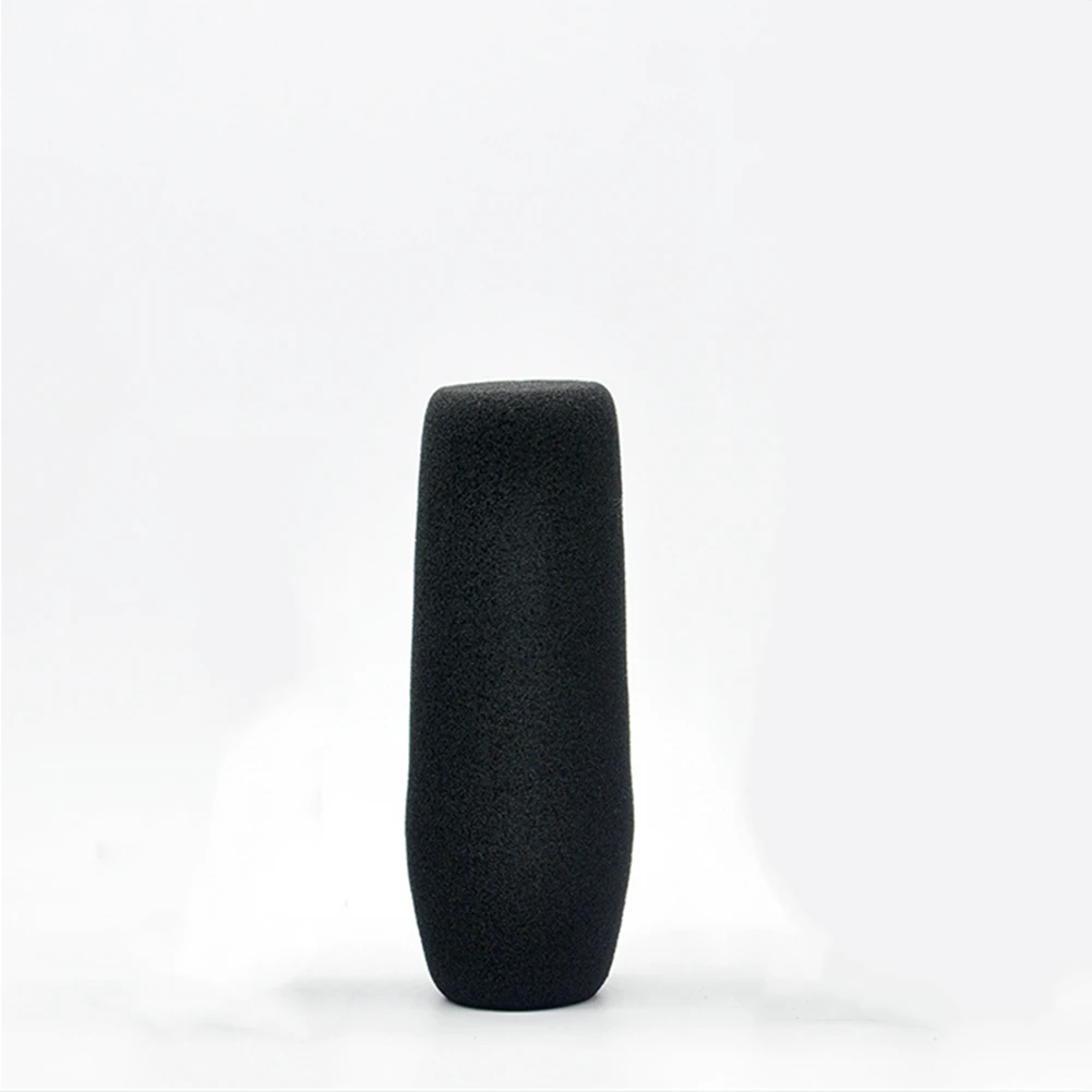 Pro Audio Equipment Mic Sleeve Microphone Covers Black High-density Sponge Keep Clean Camera Interview Brand New