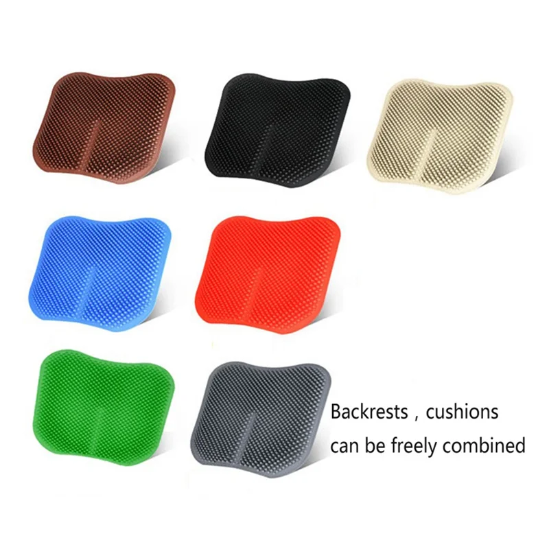 Car Silicone Cushion Four Seasons Universal Breathable Cool Cushion Cool Cushion Silicone Soft Cushion Car Supplies D