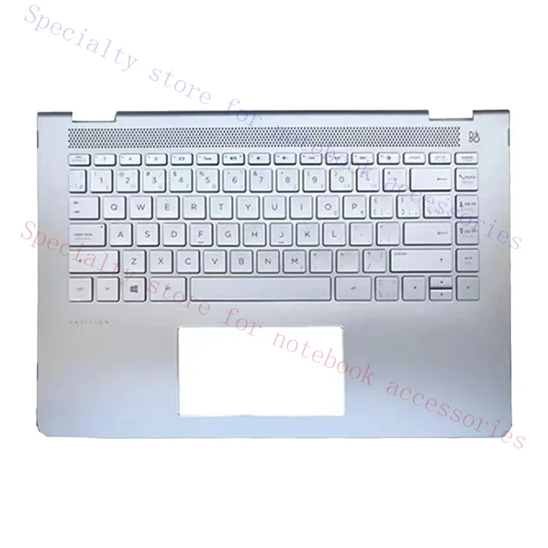 shell for Pavilion X360 14-BA TPN-W125 14M-BA laptop LCD screen back cover, screen frame, palm rest bottom cover, keyboard