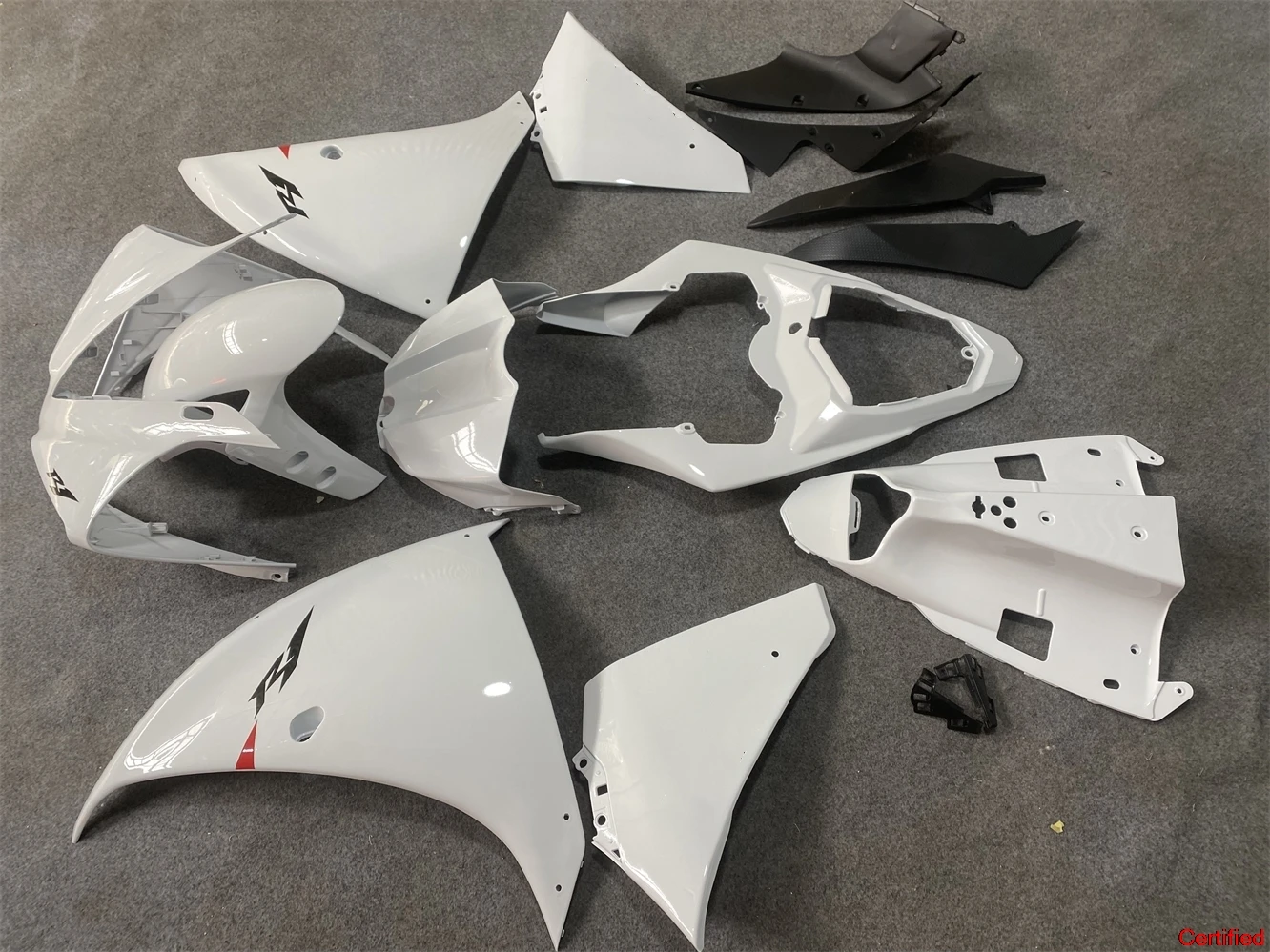 

Motorcycle Fairings Kit Fit For yzf R1 2009 2010 2011 2012 2013 2014 Bodywork Set ABS Pure white