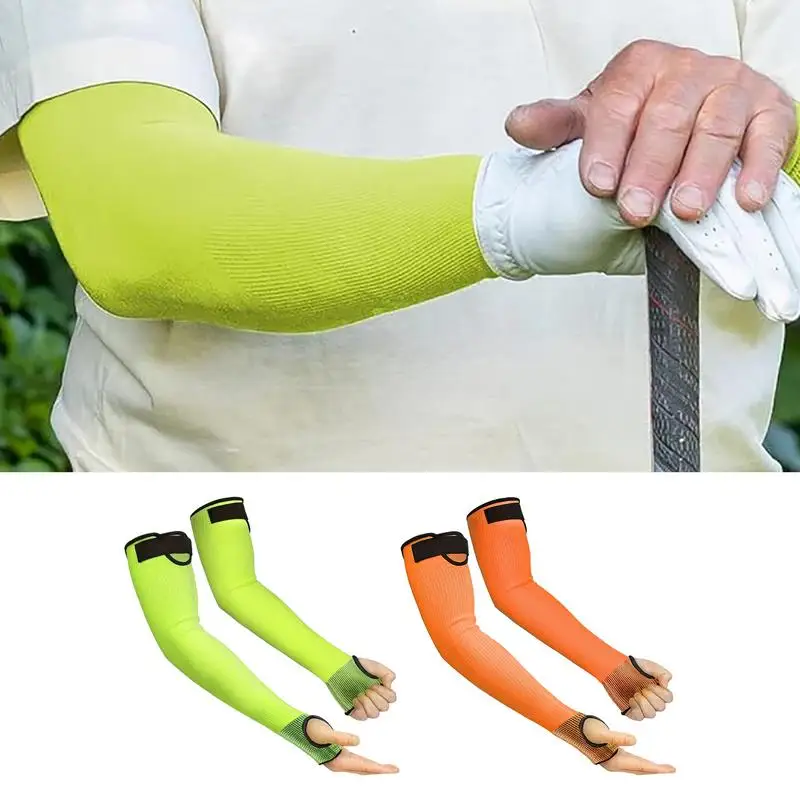 Cut Resistant Farmers Sleeves With Thumb Hole Comfortable Arm Protectors For Gardening Biting Protective Sleeves for Arms