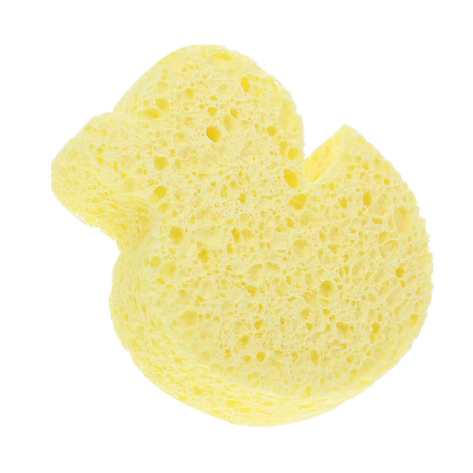 إسفنجة استحمام للأطفال برسوم كرتونية على شكل بطة صفراء ناعمة ماصة للعناية بالبشرة واستحمام لطيف