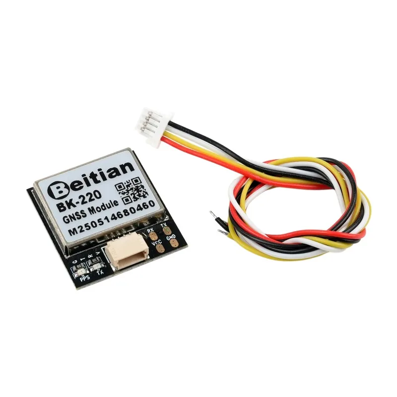 Beitian BK-220 Micro GNSS Module M9140 Chip 4-System GPS/GLONASS/BDS/Galileo 1.5m CEP 92Ch 1.0-4P Cable For Drones/Vehicles