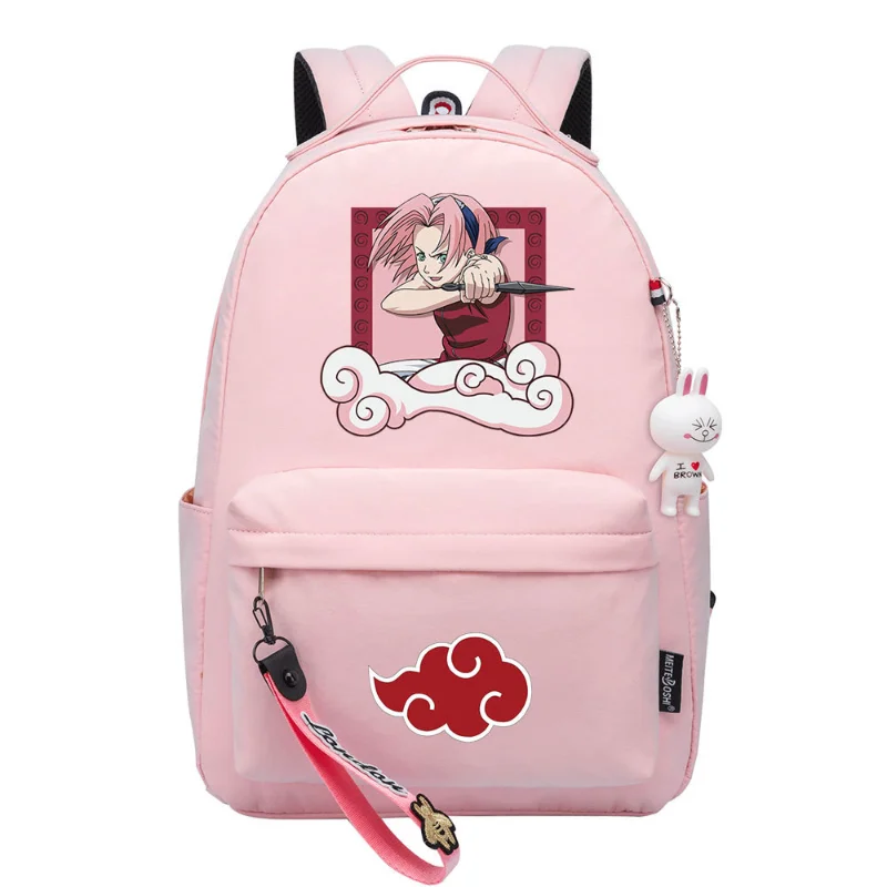 Naruto New Cartoon Student Schoolbag Large Capacity Casual and Lightweight Shoulder Pad Waterproof Stain Resistant Backpack