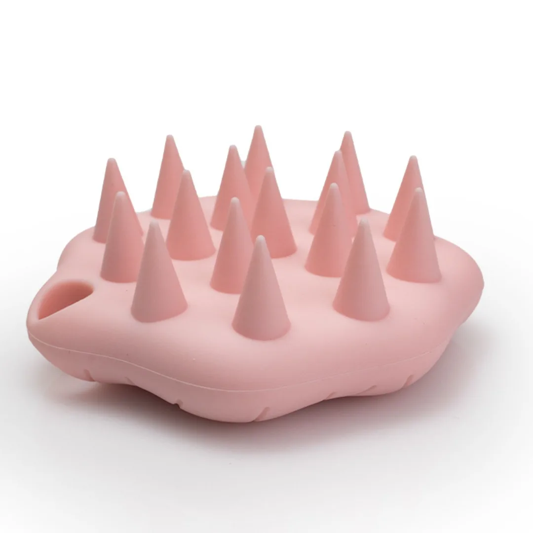 Silikon Kopf Kopfhaut Massage Kamm Haar Waschen Pinsel Kopfhaut Massager Shampoo Pinsel Dusche Kamm Bad Pinsel Salon Friseur Werkzeuge