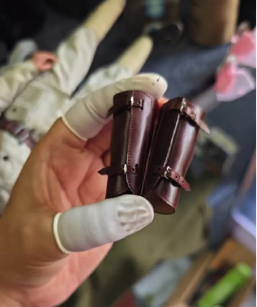 12인치 피규어용 1/6 스케일 군인 가죽 레깅스 모델