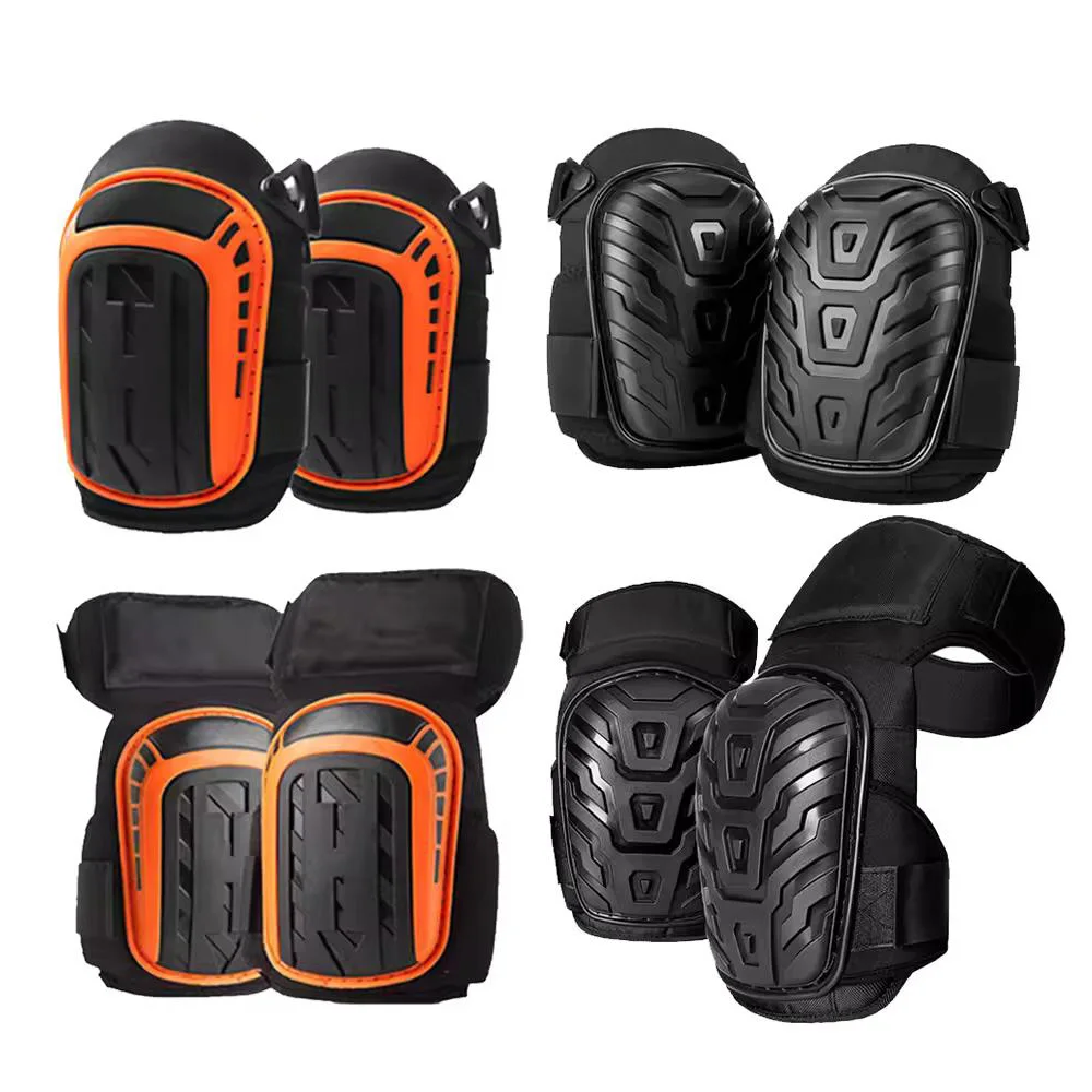 Professional Heavy-Duty Knee Pads Foam & Gel Cushioning with Double Straps, Ergonomic for Flooring,Construction，Carpentry work
