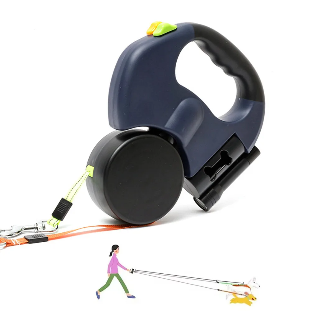 

Dog Leash, Two-in-one Double-headed Automatic Retractable Leash. Suitable for Medium-sized Dogs and Small Dogs