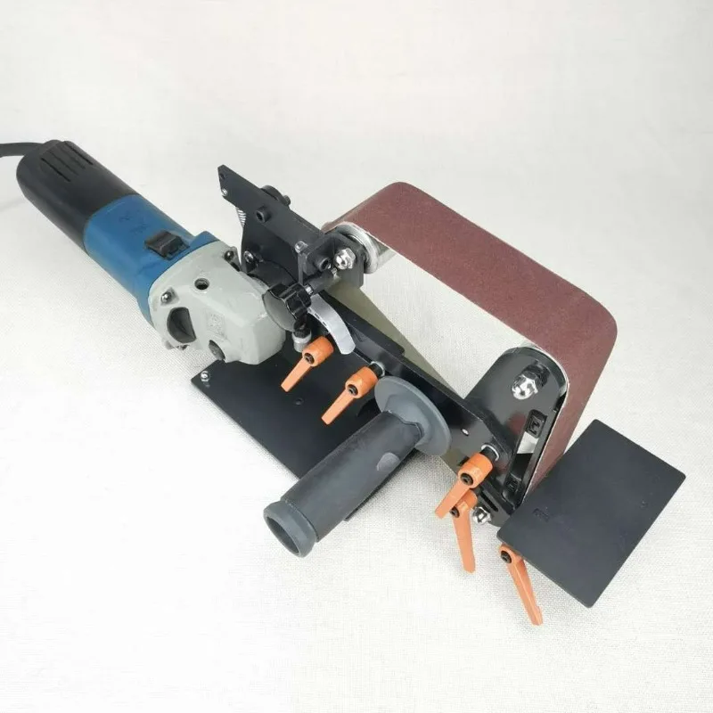730x50mm Mini Belt Sander Attachment Handheld Sanding Polishing Tool Angle Grinder DIY Sharpening