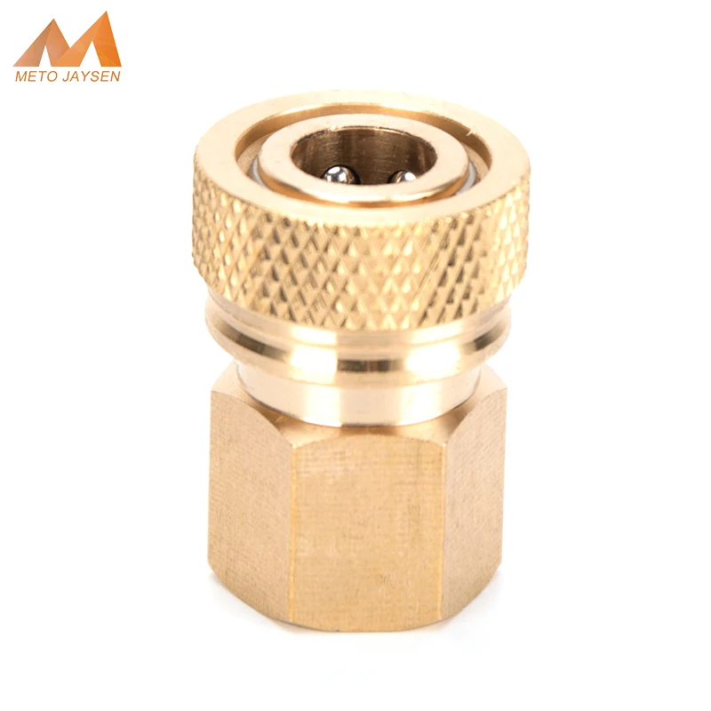 

M10x1 Thread 1/8NPT 1/8BSPP Female Quick Release Disconnect 8mm Air Refilling Coupler Sockets Copper Fittings Thickened 1pc/set