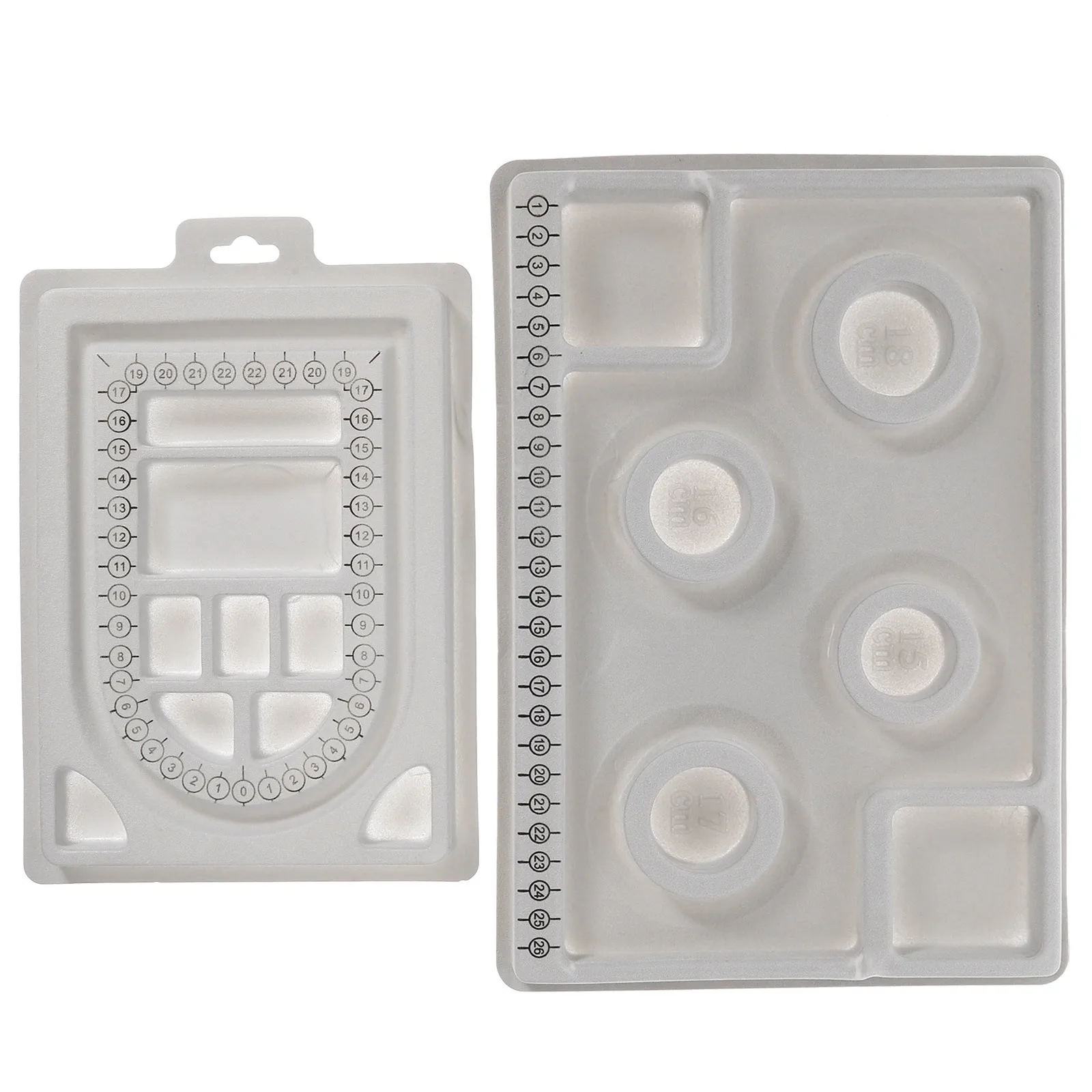 2pcs Jewelry Beading Board Tray Groove Design For Sorting Stringing Beads Diy Bracelet Necklace Making Craft Tool
