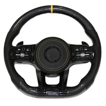 Hunter Auto Steering Wheel For 2012-2022 Mer cedes-Benz All Series AMG Style Carbon Fiber Steering Wheel